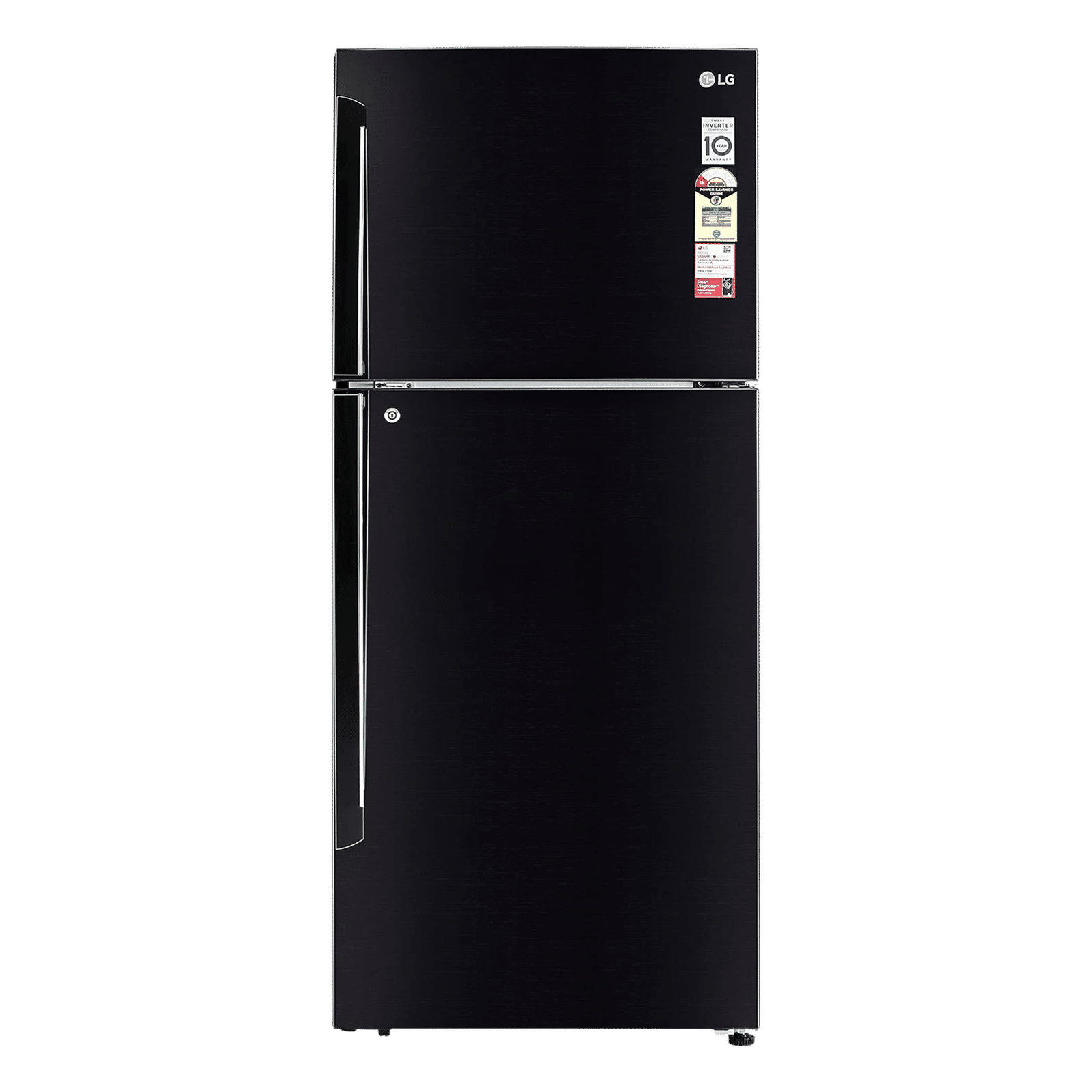 Lg double door fridge black deals colour